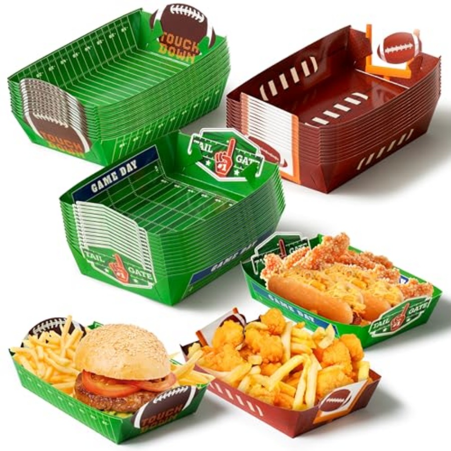 Food Snacks Game - Large Food Plates - 36Pcs Game