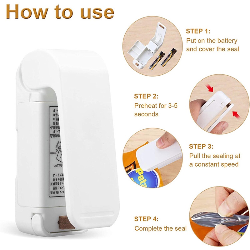 Quick Heat Bag Sealer, Portabl - Quick Food Snacks review and price