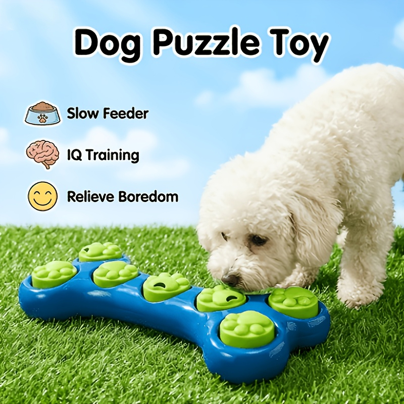 Dog Slow Feeder Toy Bone-Shape - Food Snacks Game review and price