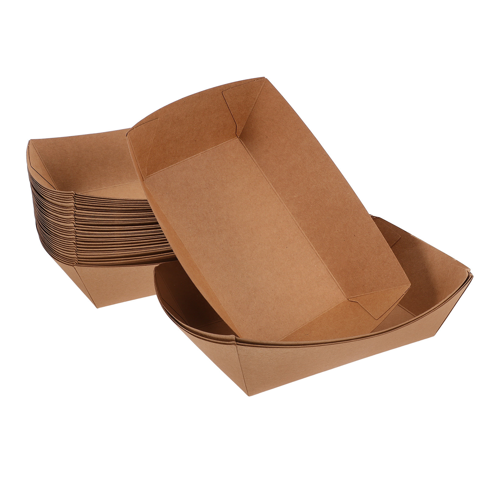 100Pcs Paper Food Tray Hot Dog - Quick Food Snacks review and price
