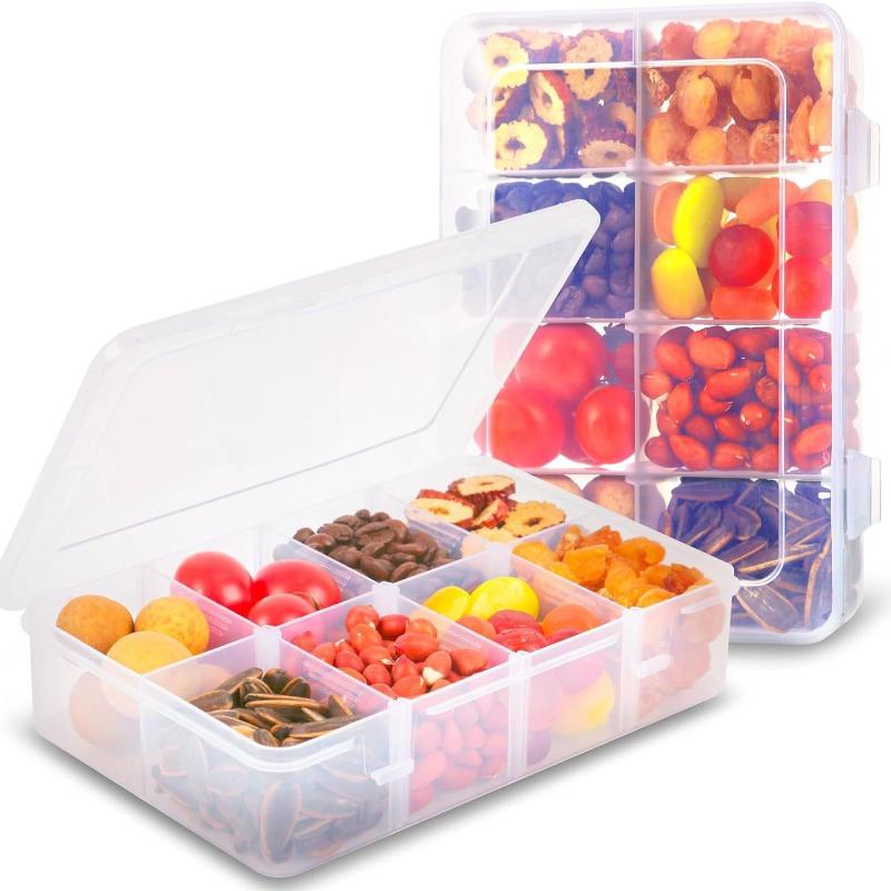 8 Grid Pill Case Snackle Box C - Food Snacks With Iron review and price