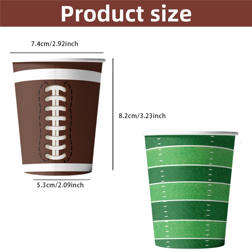 10/20/30Pcs 9oz America Footba - Food Snacks Game review and price